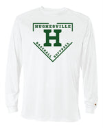 Load image into Gallery viewer, Hughesville LL Long Sleeve Badger Dri Fit Shirt Womens

