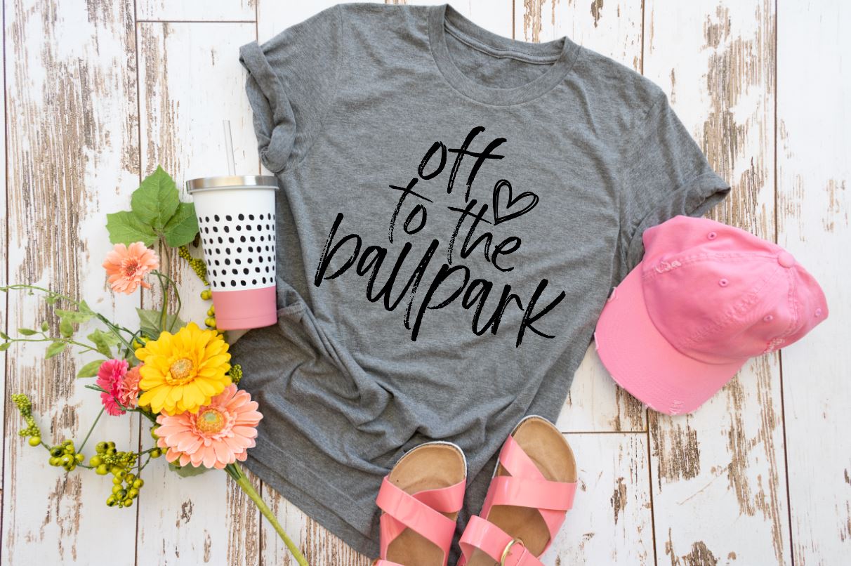 Off to the Ballpark shirt - Only 30 Available