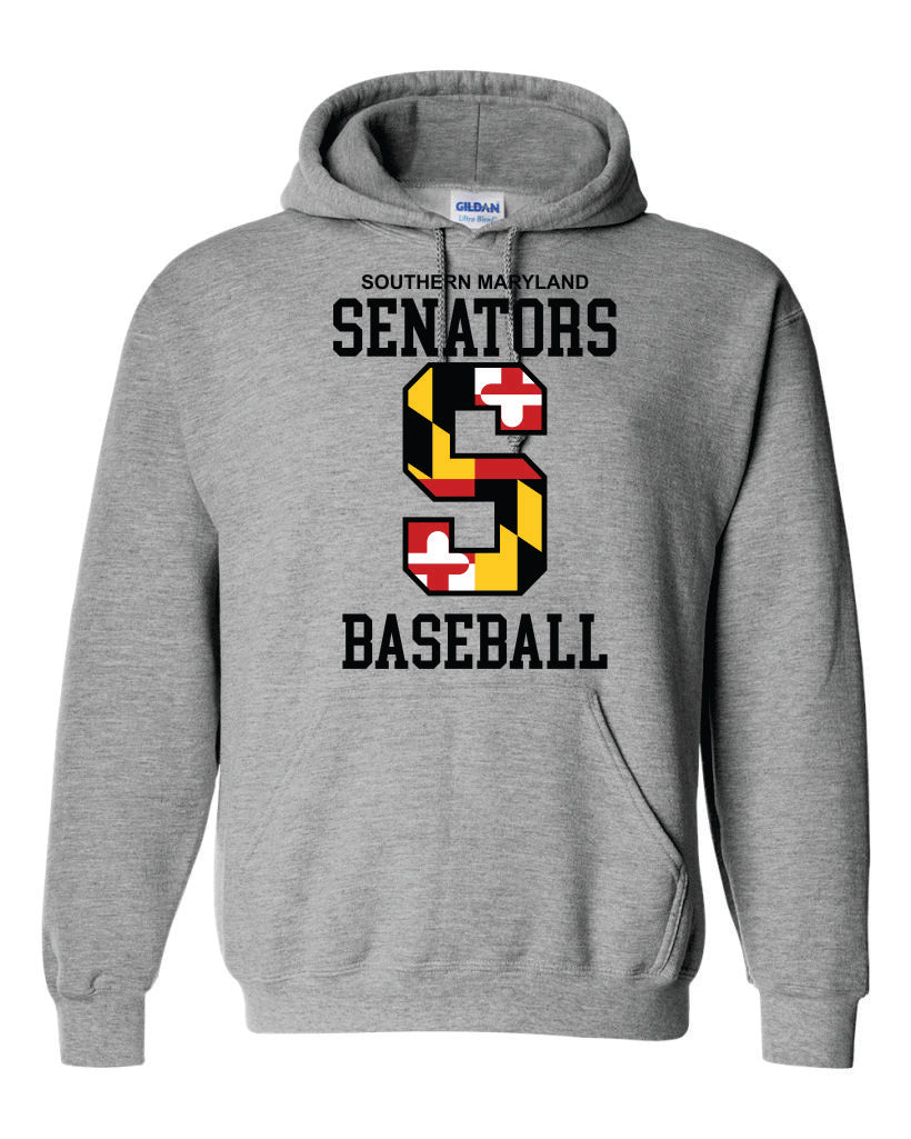 Senators  50/50 Hoodie BIG S Design - 5 colors available