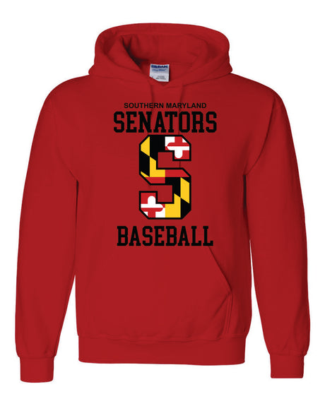 Senators  50/50 Hoodie BIG S Design