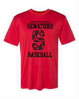 Senators Short Sleeve Dri-Fit Shirt  Big S Design-  Women