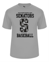Senators Short Sleeve Dri-Fit Shirt  Big S Design-  Women