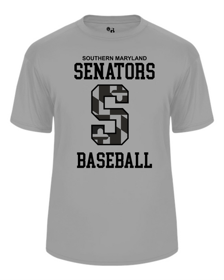 Senators Short Sleeve Dri-Fit Shirt  Big S Design-  Women