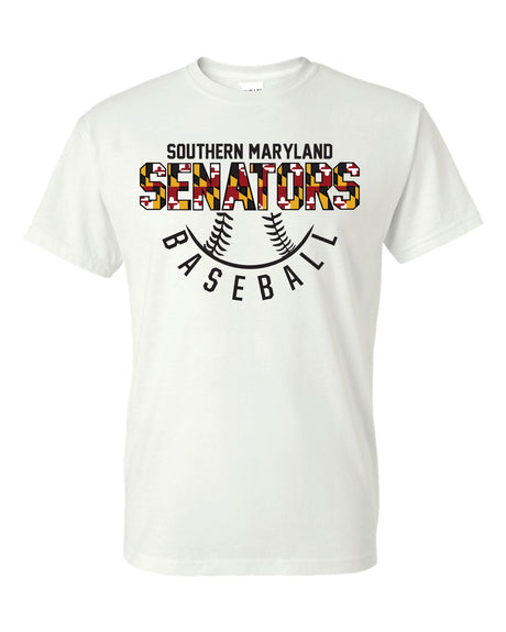 Senators Short Sleeve T-Shirt 50/50 Blend Half Ball