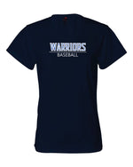 Load image into Gallery viewer, Warriors Badger Short Sleeve Dri-Fit Shirt WOMEN

