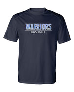 Load image into Gallery viewer, Warriors Badger Short Sleeve Dri-Fit Shirt YOUTH
