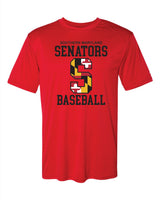 Senators Big S Logo Short Sleeve Dri-Fit Shirt