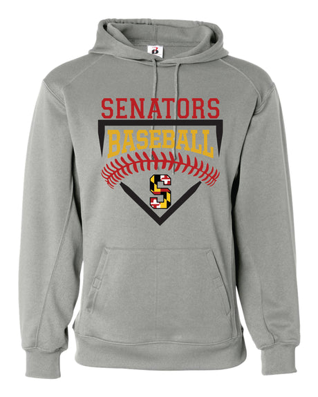 Senators Dri-Fit Hoodie Home Plate Design