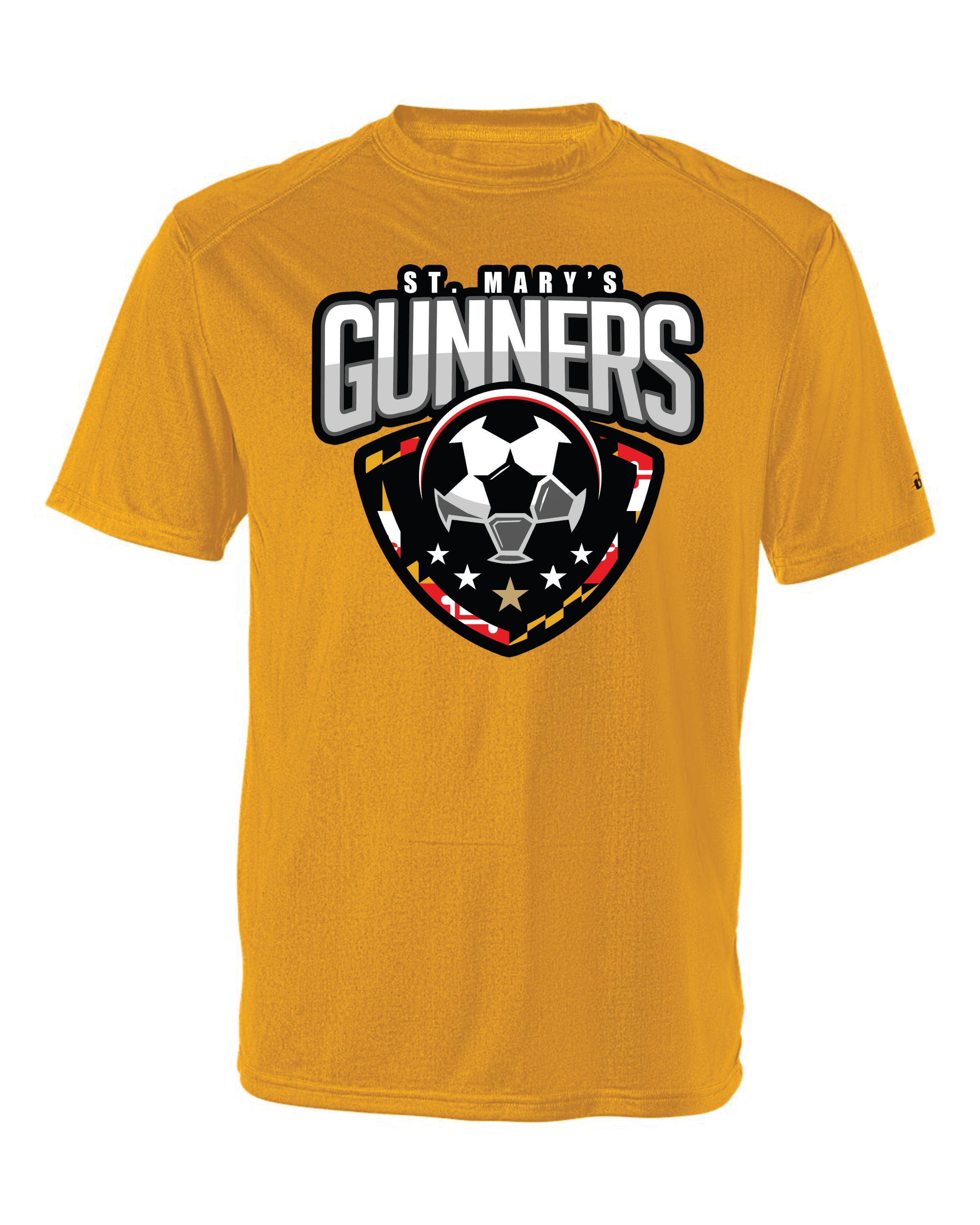 Gunners Short Sleeve Badger Dri Fit T shirt-WOMEN