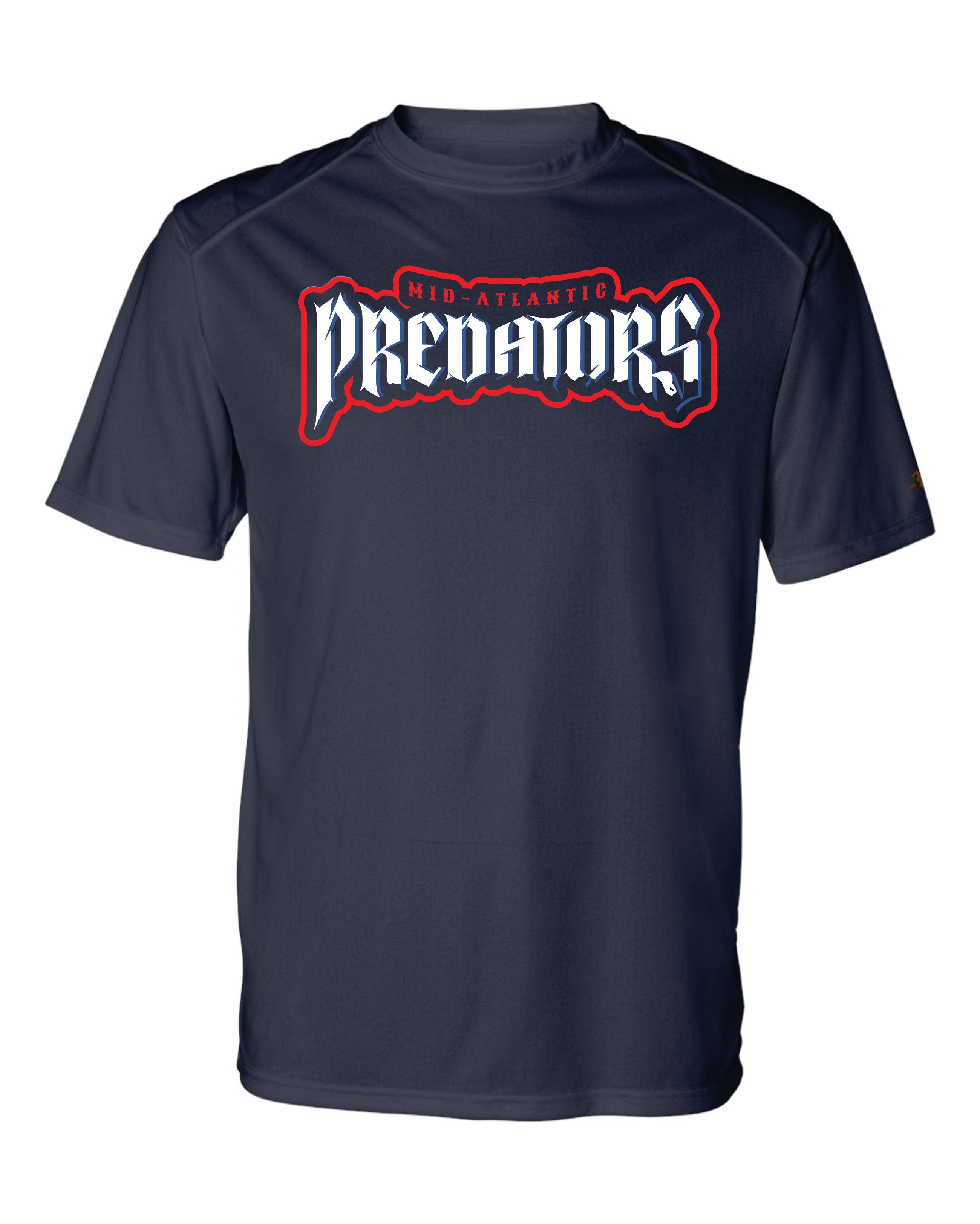 Predators Short Sleeve Badger Dri Fit T shirt - Women