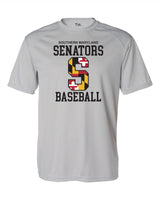 Senators Big S Logo Short Sleeve Dri-Fit Shirt