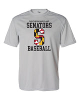 Senators Short Sleeve Dri-Fit Shirt  Big S Design-  Women