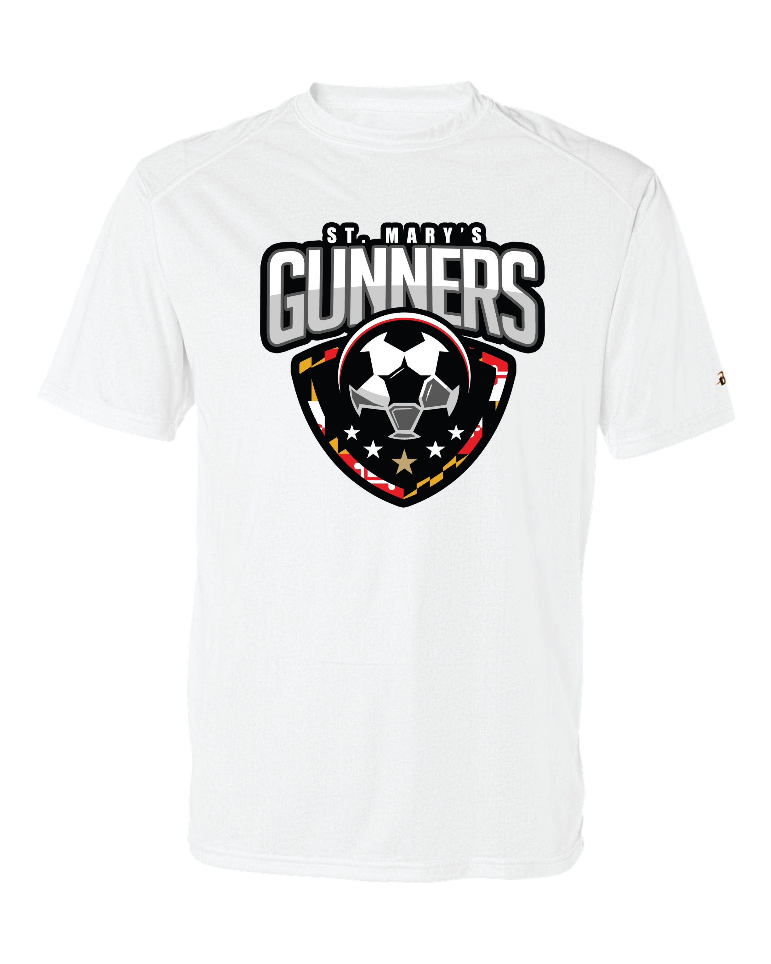 Gunners Short Sleeve Badger Dri Fit T shirt