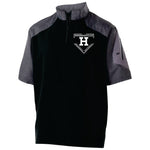 Load image into Gallery viewer, Hughesville Short sleeve two tone batting jacket
