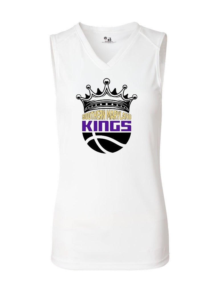 SoMd Kings Dri Fit Sleeveless V Neck - WOMEN