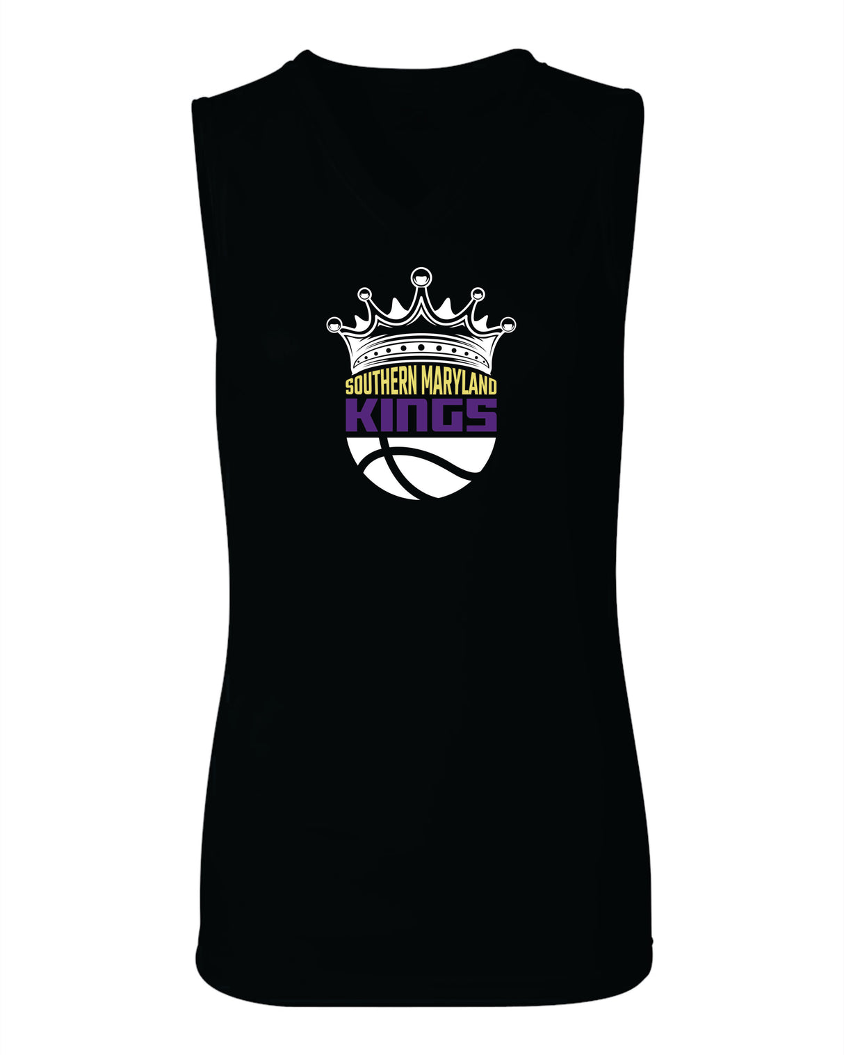 SoMd Kings Dri Fit Sleeveless V Neck - WOMEN